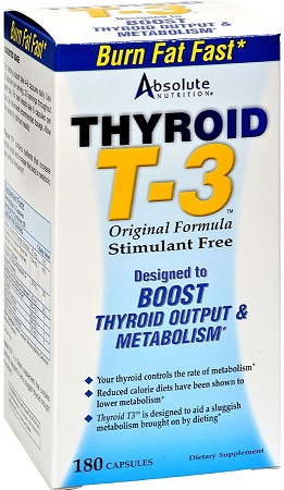Absolute Nutrition - Thyroid T3 - 180 caps