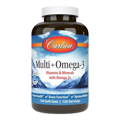 Carlson Labs - Multi + Omega-3 - 120 softgels