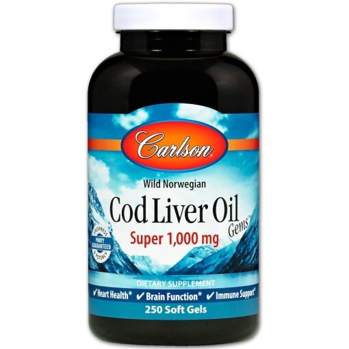 Carlson Labs - Wild Norwegian Cod Liver Oil Gems