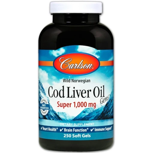Carlson Labs - Wild Norwegian Cod Liver Oil Gems