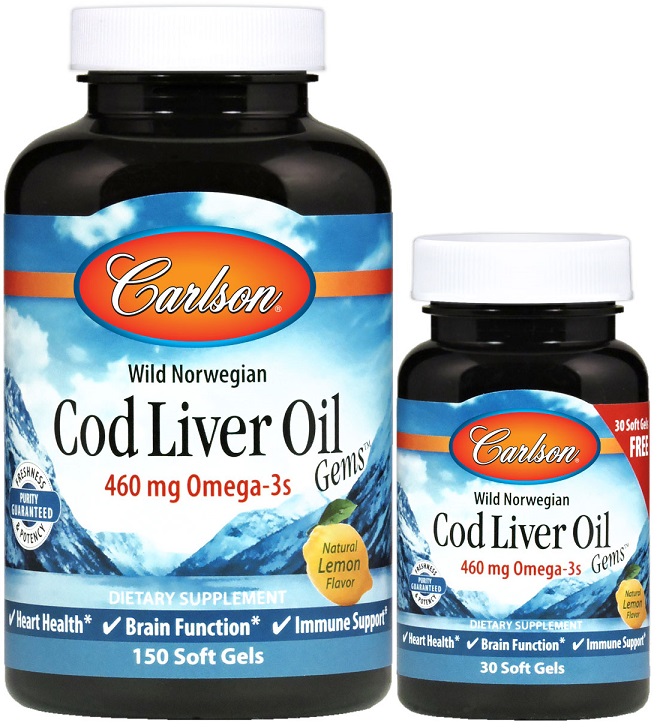 Carlson Labs - Wild Norwegian Cod Liver Oil Gems