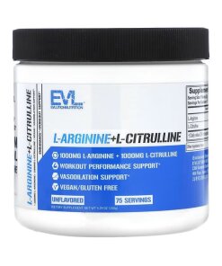 EVLution Nutrition - L-Arginine + L-Citrulline - 150g