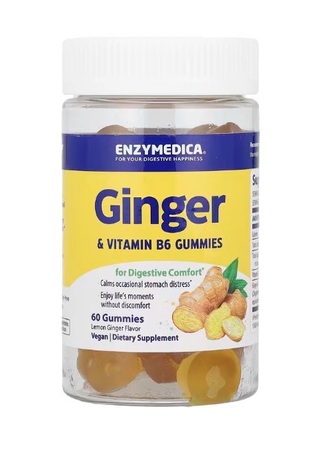Enzymedica - Ginger & Vitamin B6 Gummies