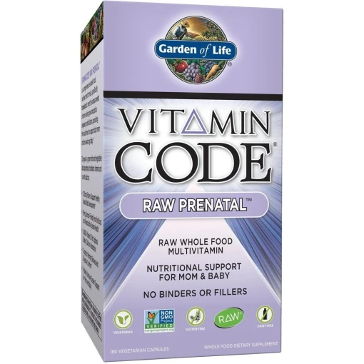 Garden of Life - Vitamin Code Raw Prenatal - 180 vcaps