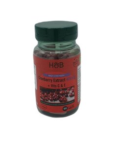 Holland & Barrett - High Strength Cranberry Extract + Vits C & E