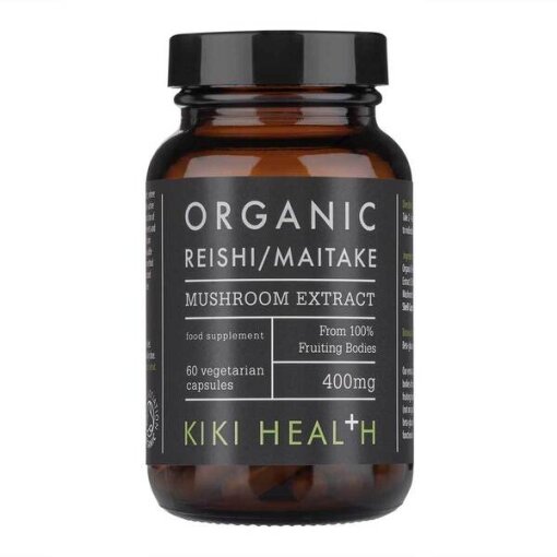 KIKI Health - Reishi & Maitake Mushroom Extract Organic - 60 vcaps