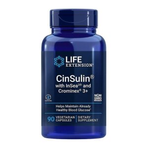 Life Extension - CinSulin with InSea2 & Crominex 3+ - 90 vcaps
