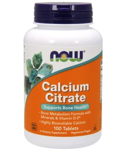 NOW Foods - Calcium Citrate with Minerals & Vitamin D-2 - 100 tabs