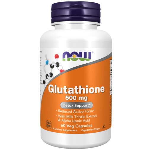 NOW Foods - Glutathione with Milk Thistle Extract & Alpha Lipoic Acid