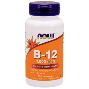 NOW Foods - Vitamin B-12 with Folic Acid