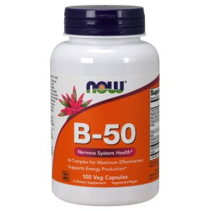 NOW Foods - Vitamin B-50 - 100 vcaps