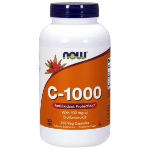 NOW Foods - Vitamin C-1000 with 100mg Bioflavonoids - 250 vcaps