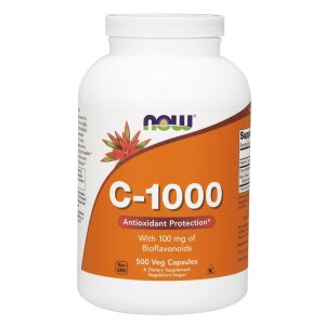 NOW Foods - Vitamin C-1000 with 100mg Bioflavonoids - 500 vcaps