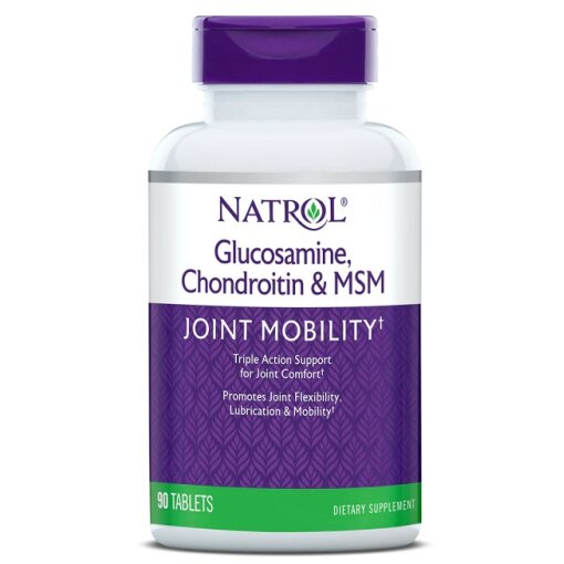 Natrol - Glucosamine Chondroitin & MSM - 90 tabs