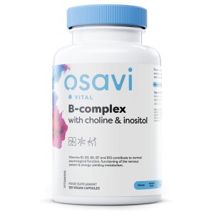 Osavi - B-Complex with Choline & Inositol - 120 vegan caps