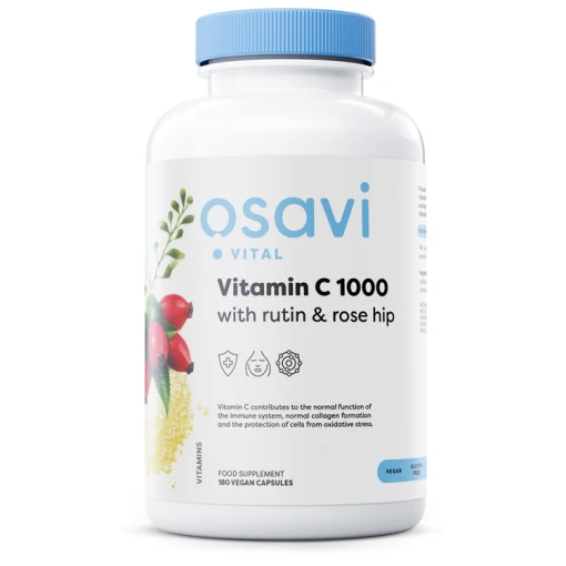 Osavi - Vitamin C1000 with Rutin & Rose Hip - 180 vegan caps
