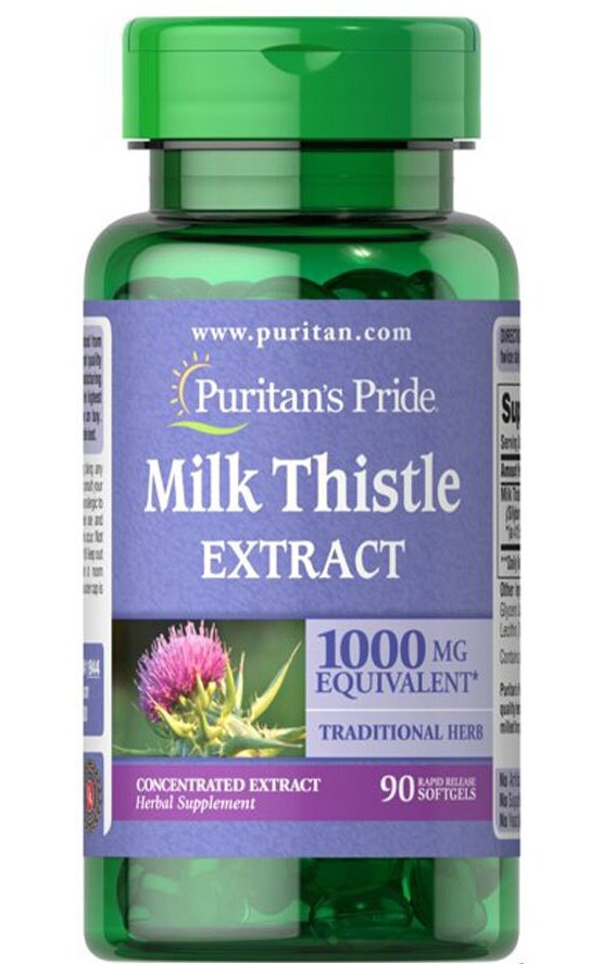 Puritan's Pride - Milk Thistle - 90 softgels