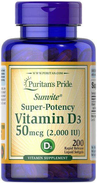 Puritan's Pride - Super-Potency Vitamin D3
