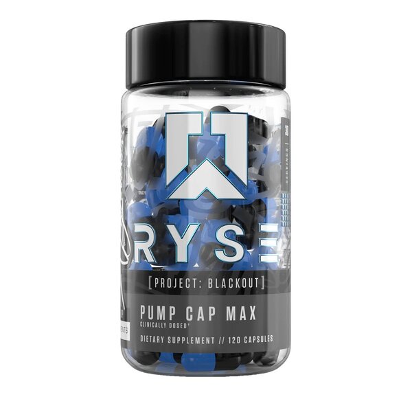 RYSE - Pump Cap Max - Project Blackout - 120 caps