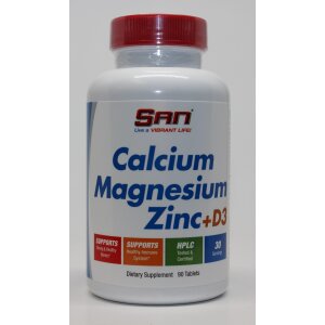 SAN - Calcium Magnesium Zinc + D3 - 90 tablets