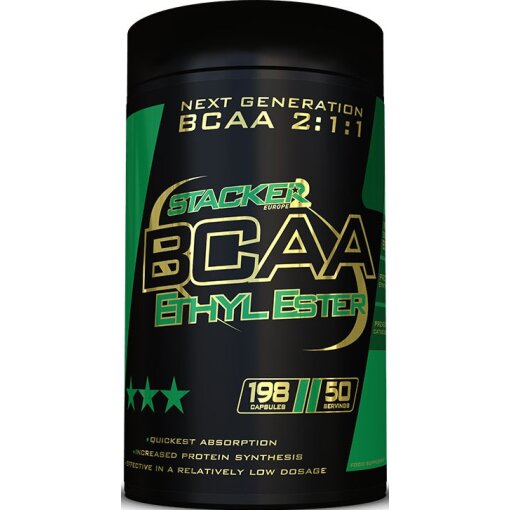 Stacker2 Europe - BCAA Ethyl Ester - 198 caps