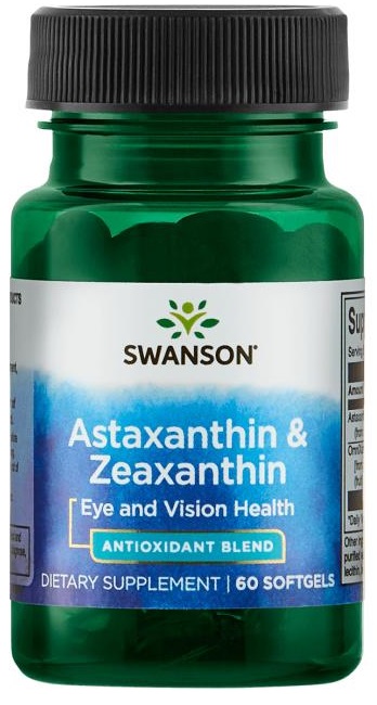 Swanson - Astaxanthin & Zeaxanthin - 60 softgels