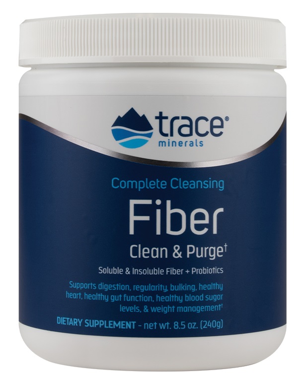 Trace Minerals - Complete Cleansing Fiber - Clean & Purge - 240g