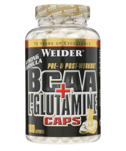 Weider - BCAA + L-Glutamine Caps - 180 caps