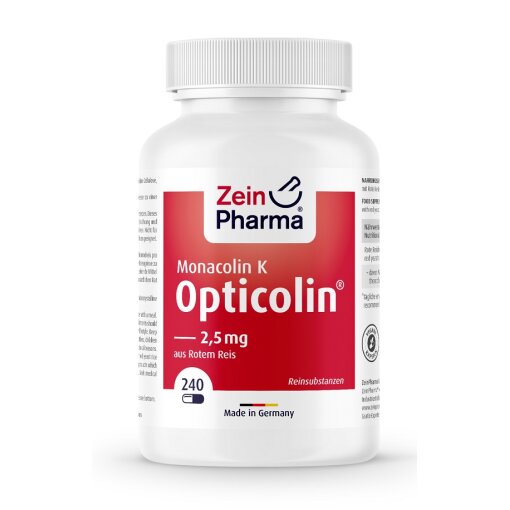 Zein Pharma - Monacolin K Opticolin - 240 vcaps