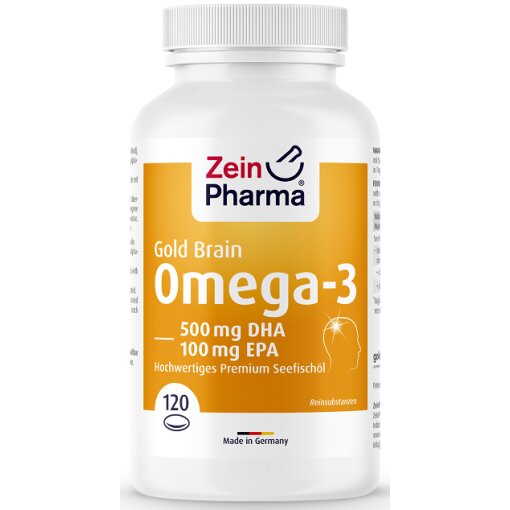 Zein Pharma - Omega-3 Gold - Brain Edition - 120 softgels
