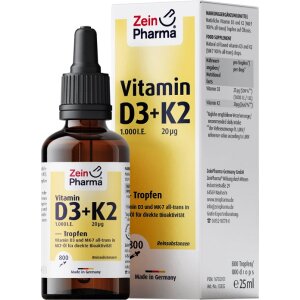 Zein Pharma - Vitamin D3 + K2 - 25 ml.