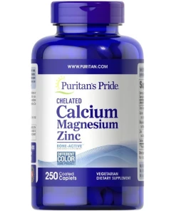 Puritan's Pride - Calcium Magnesium Zinc - 250 caplets