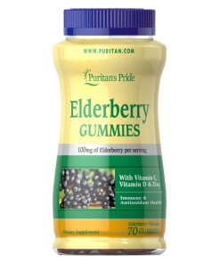 Puritan's Pride - Elderberry Gummies with Vitamin C