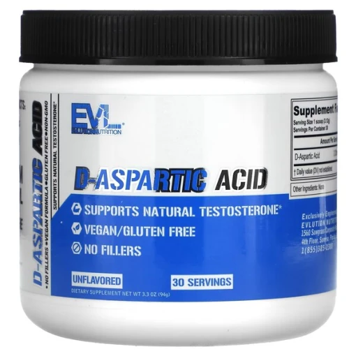 EVLution Nutrition - D-Aspartic Acid - 94g