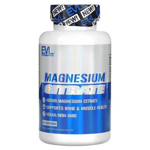 EVLution Nutrition - Magnesium Citrate - 60 vcaps
