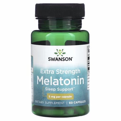 Swanson – Melatonin 5mg – 60 kapsler