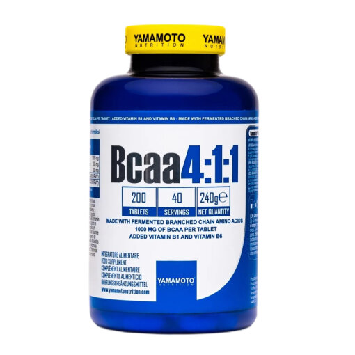 Yamamoto Nutrition - BCAA 4:1:1 - 200 tablets