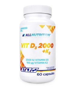 Allnutrition - Vit D3 2000 + K2 - 60 caps