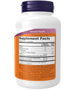 NOW Foods – CoQ10 z Lecytyną i Witaminą E, 200 mg – 90 tabletek do żucia
