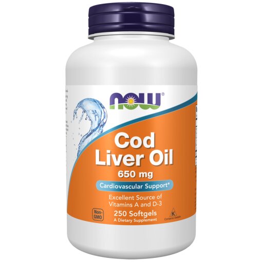 Cod Liver Oil 650 mg Softgels