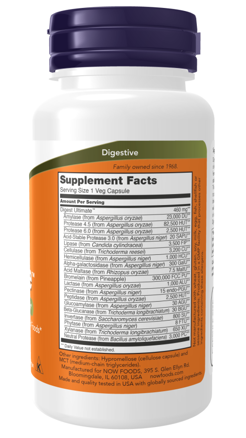 NOW - Ultimate Digest, 60 kapsułek vege - obrazek 2