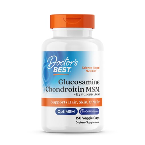Doctor's Best Glucosamine Chondroitin MSM + Hyaluronic Acid