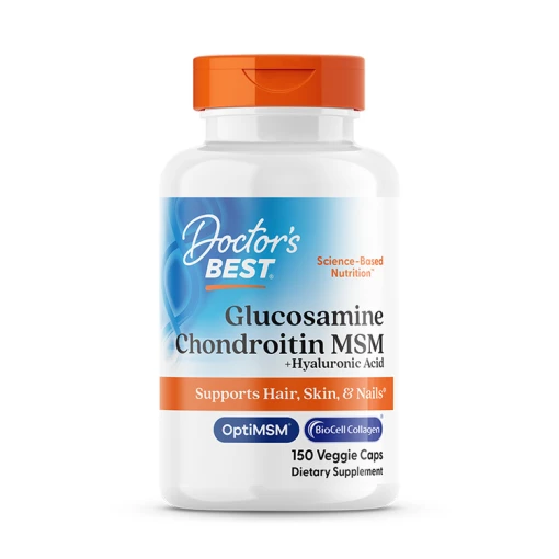 Doctor's Best Glucosamine Chondroitin MSM + Hyaluronic Acid