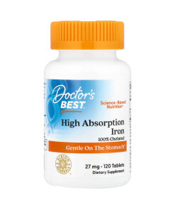 Doctor's Best High Absorption Iron with Ferrochel