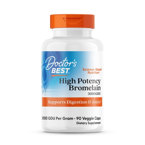 Doctor's Best High Potency Bromelain 3000 GDU Per Gram