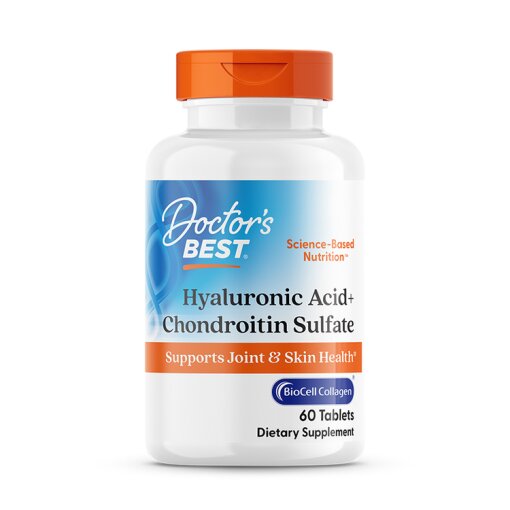 Doctor's Best Hyaluronic Acid + Chondroitin Sulfate with BioCell Collagen