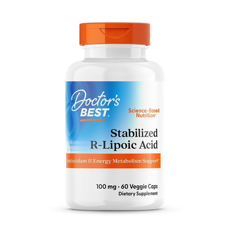 Doctor's Best Stabilized R-Lipoic Acid with BioEnhanced Na-RALA