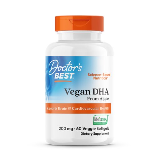 Doctor's Best Vegan DHA from Algae with Life's DHA