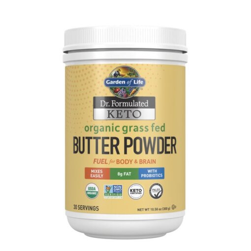 Eco Supplements - Dr. Formulated Keto Organic Grass Fed Butter 10.58oz (300g) Powder