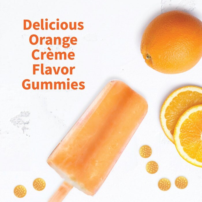 Garden of Life - Magnez z prebiotykami i probiotykami w żelkach, smak kremu pomarańczowego, 60 sztuk - obrazek 5